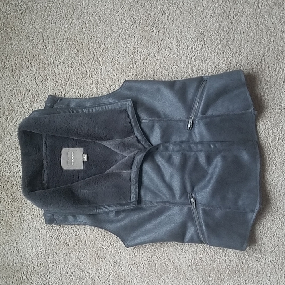 Women's Faux Fur Lined Vest from Maurices, Size Small